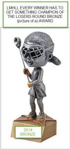 LACROSSE BRONZE TROPHY